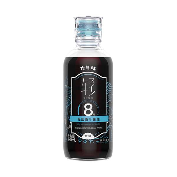 欣和8克轻盐原汁酱油 280ml
