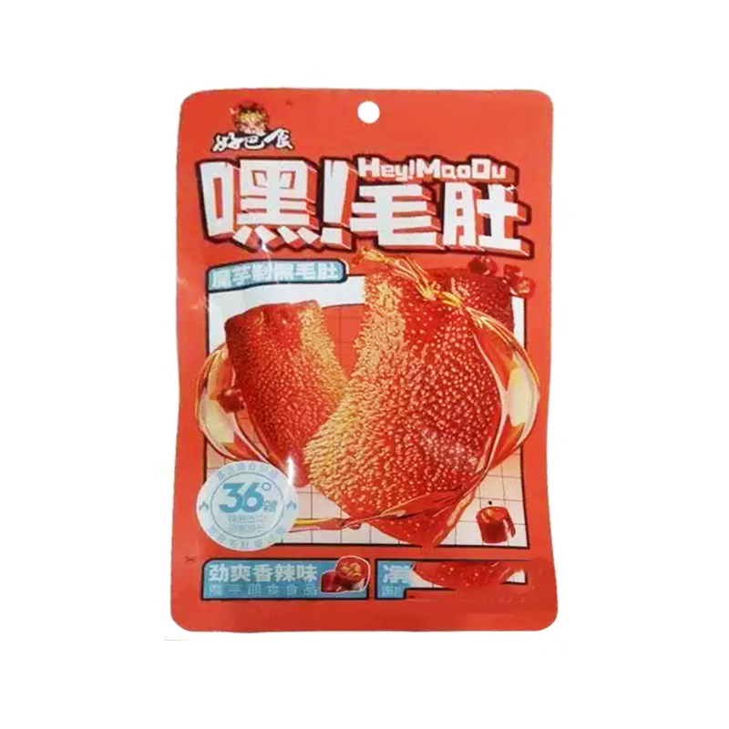 好巴食魔芋制黑毛肚劲爽香辣味 50克