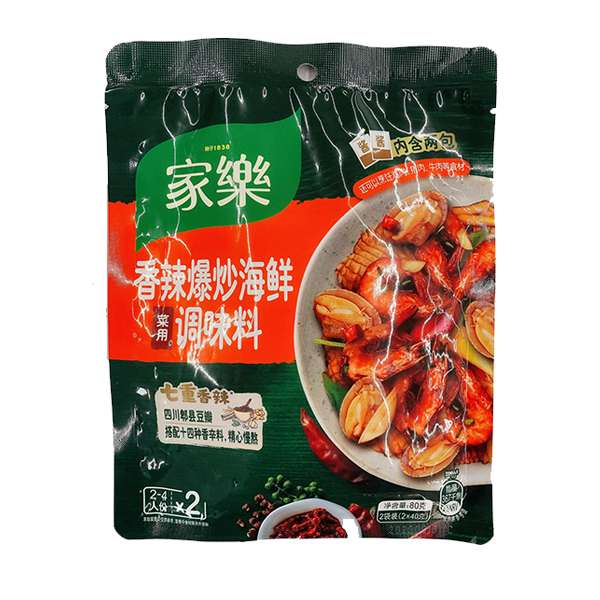 家乐香辣爆炒海鲜调味料 80克