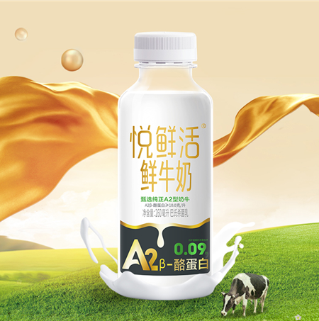 君乐宝悦鲜活牛奶A2 260ml
