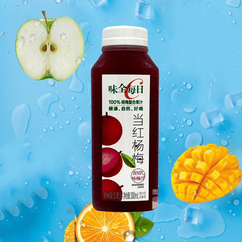 味全每日C当红杨梅复合果汁 300ml