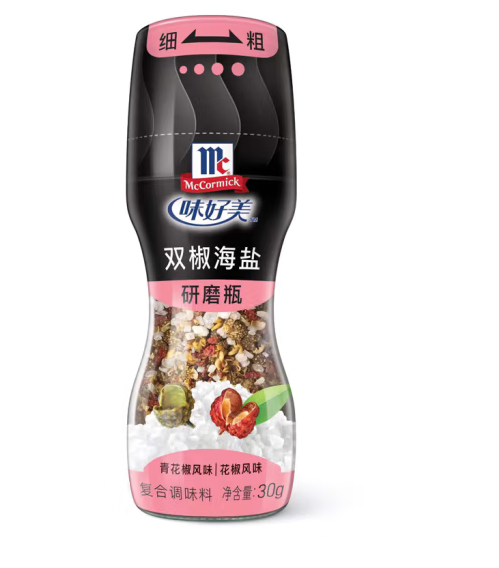 味好美双椒海盐研磨瓶 30克