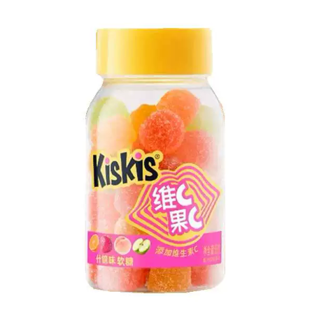 kiskis维C果C软糖什锦味 68克