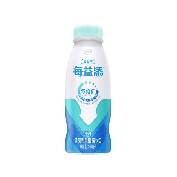 伊利每益添零脂肪乳酸菌原味 330ml