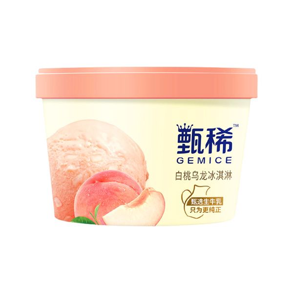 伊利甄稀白桃乌龙冰淇淋 90克