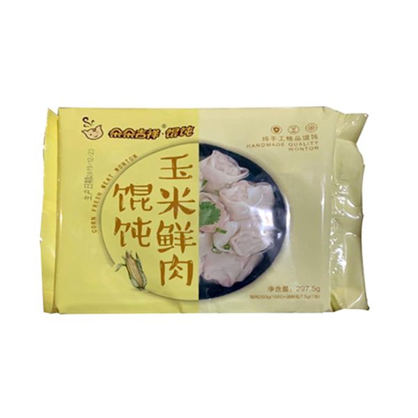 朵朵吉祥玉米鲜肉馄饨 297.5克