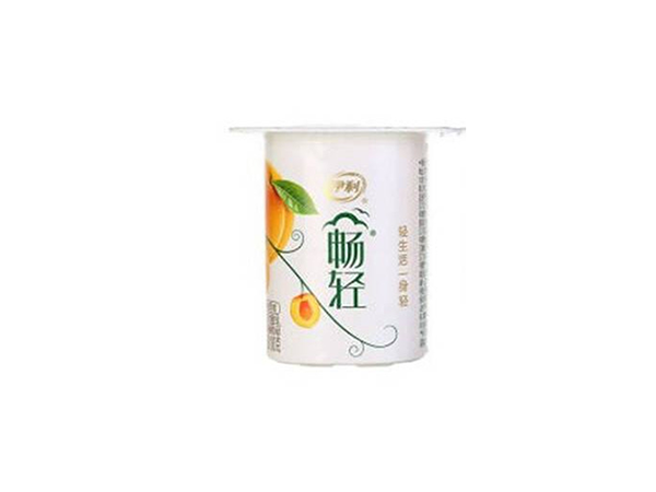 伊利畅轻八连杯黄桃 100克