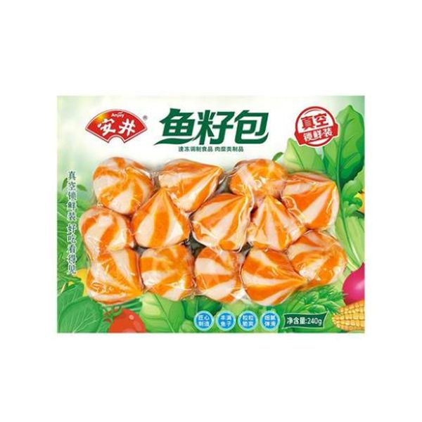 安井锁鲜装鱼籽丸 240克