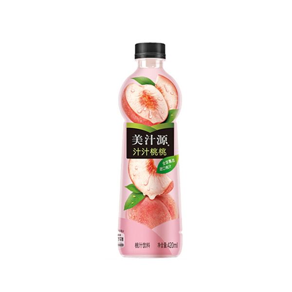 美汁源汁汁桃桃桃汁饮料 420ML