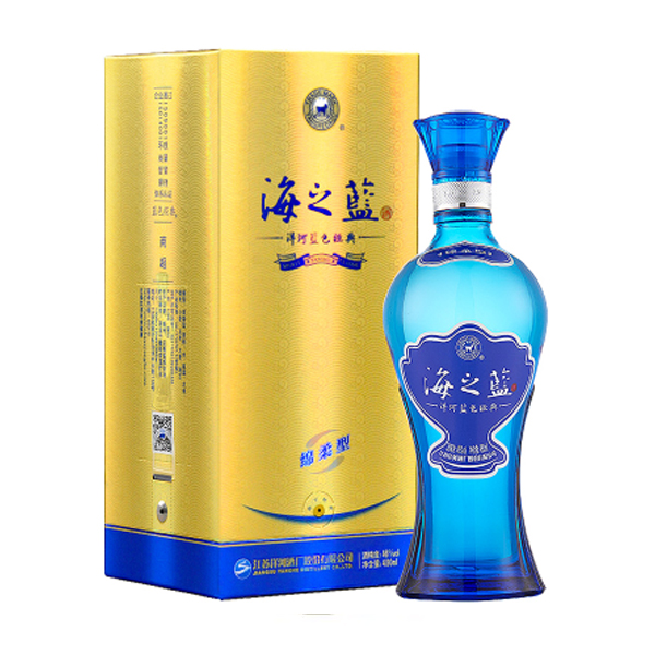 海之蓝洋河蓝色经典46度 480ml