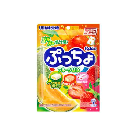 悠哈普超水果味什锦软糖 90克