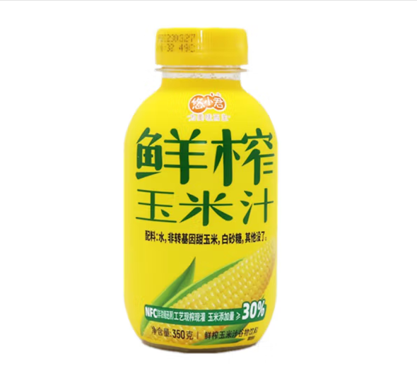 悠小君鲜榨玉米汁 350克