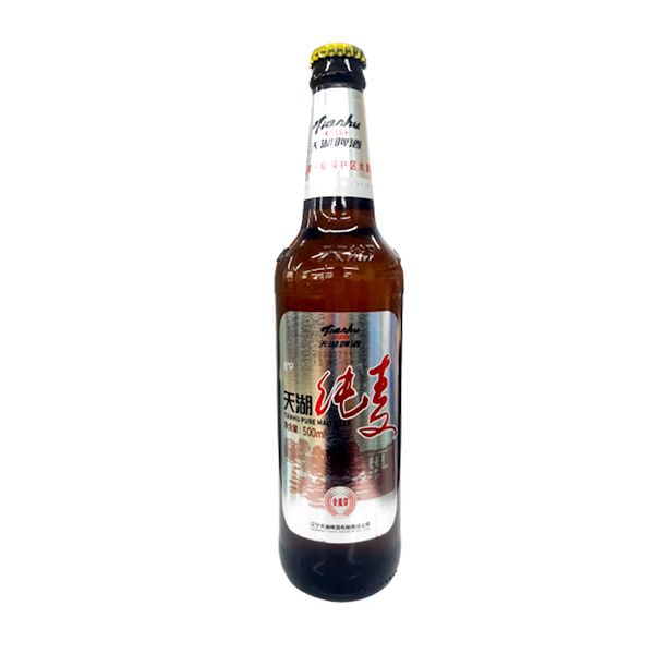 天湖纯麦_x000D_瓶啤酒 500ML